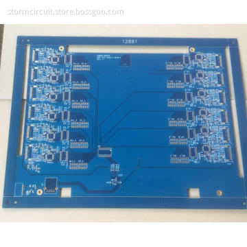 8 layer TG170 1.6mm blue solder HDI board